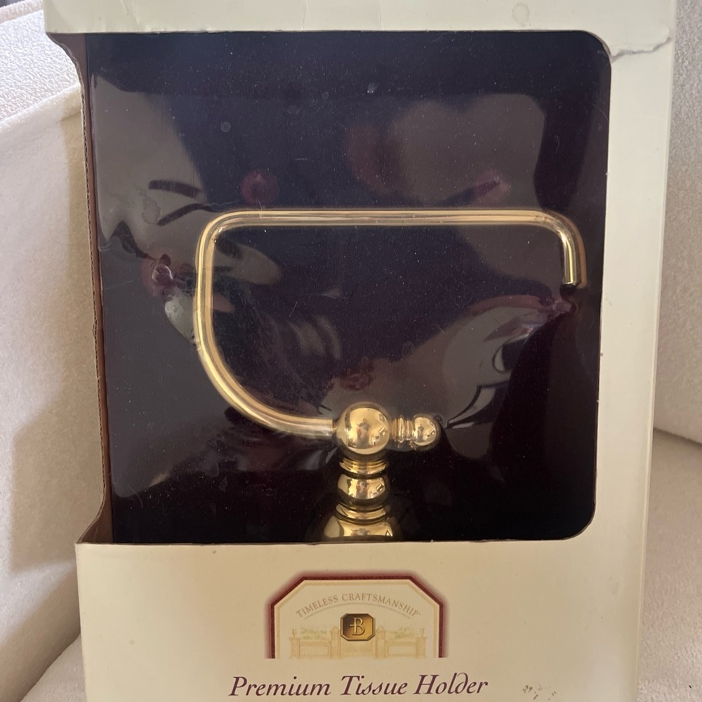 Baldwin Premium Brass Tissue Holder